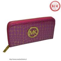 michael kors reliëf logo groot fuchsia portefeuilles Handtassen Online ponbt677